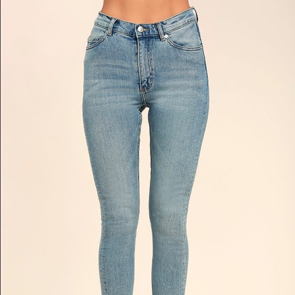 Cheap Monday Light blue Skinny Jeans - Picture 2 of 8